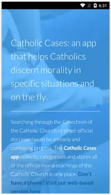 Catholic Cases android App screenshot 1