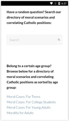 Catholic Cases android App screenshot 5